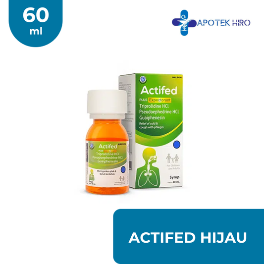 ACTIFED SYRUP 60 ML - HIJAU