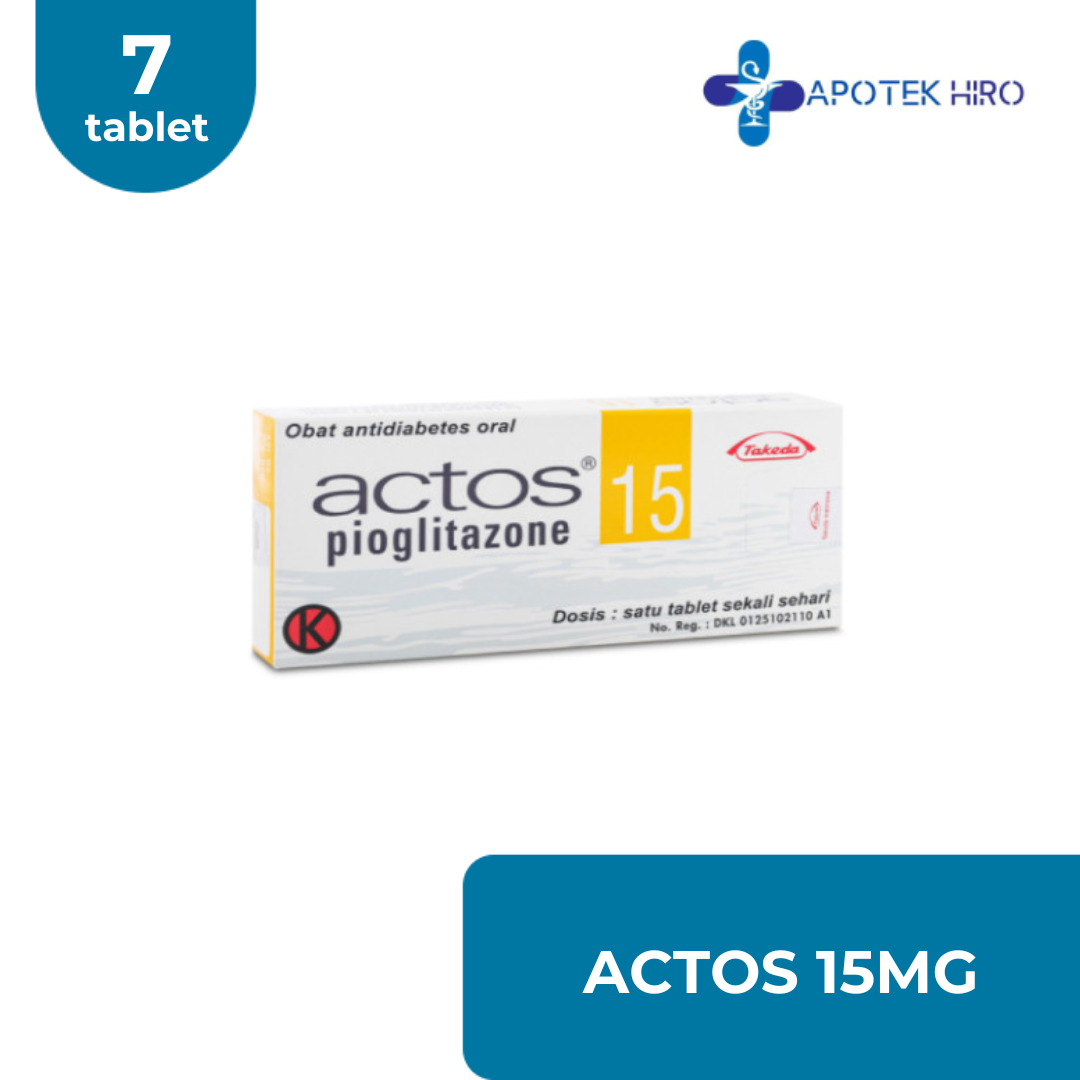 ACTOS 15MG - 1 STRIP 7 TABLET