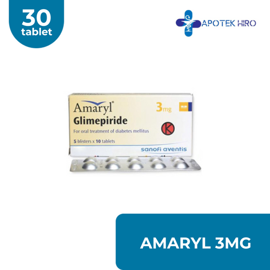 AMARYL 3 MG BOX 50 TABLET