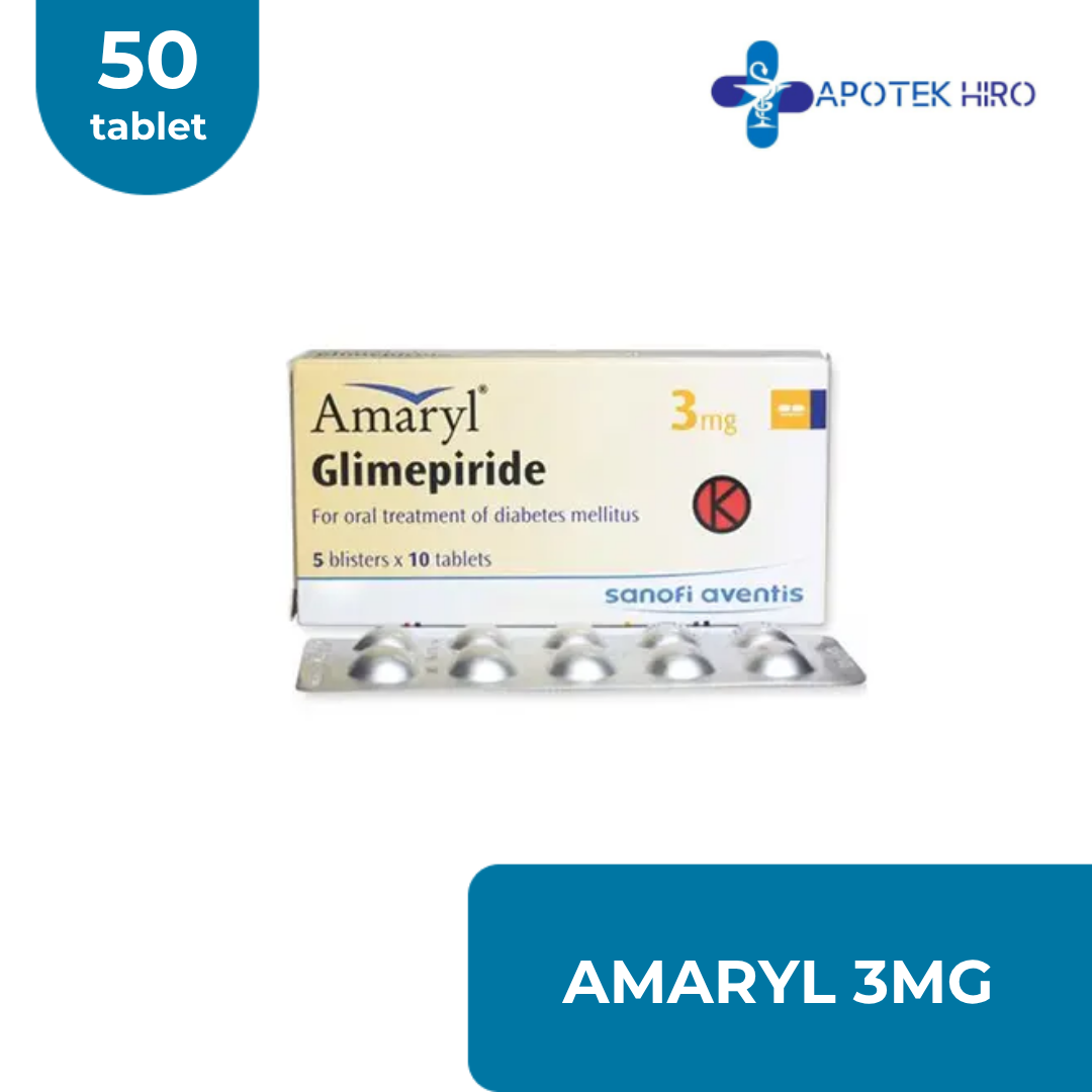 AMARYL 3 MG BOX 50 TABLET