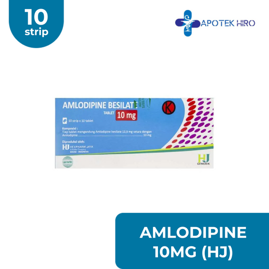 Amlodipine 10 MG 100 Tablet (GEN-HJ)