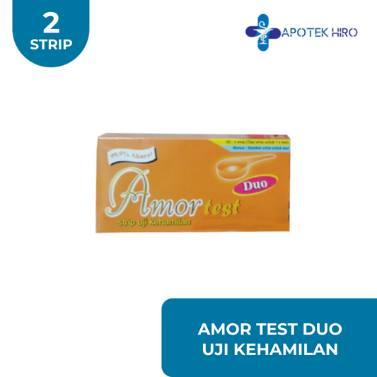 AMOR TEST DUO UJI KEHAMILAN - 2 STRIP