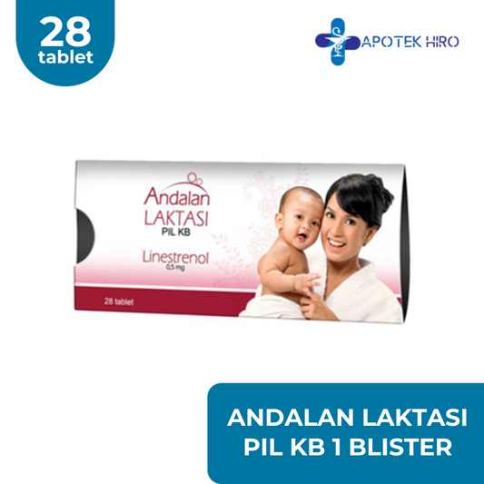 Andalan Laktasi Pil KB 1 Blister 28 Tablet