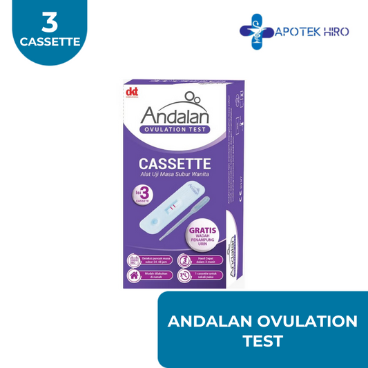 ANDALAN OVULATION TEST 3'S + URINE CUP