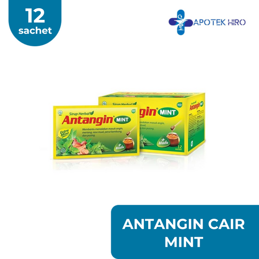 ANTANGIN CAIR MINT - 1 BOX ISI 12 SACHET
