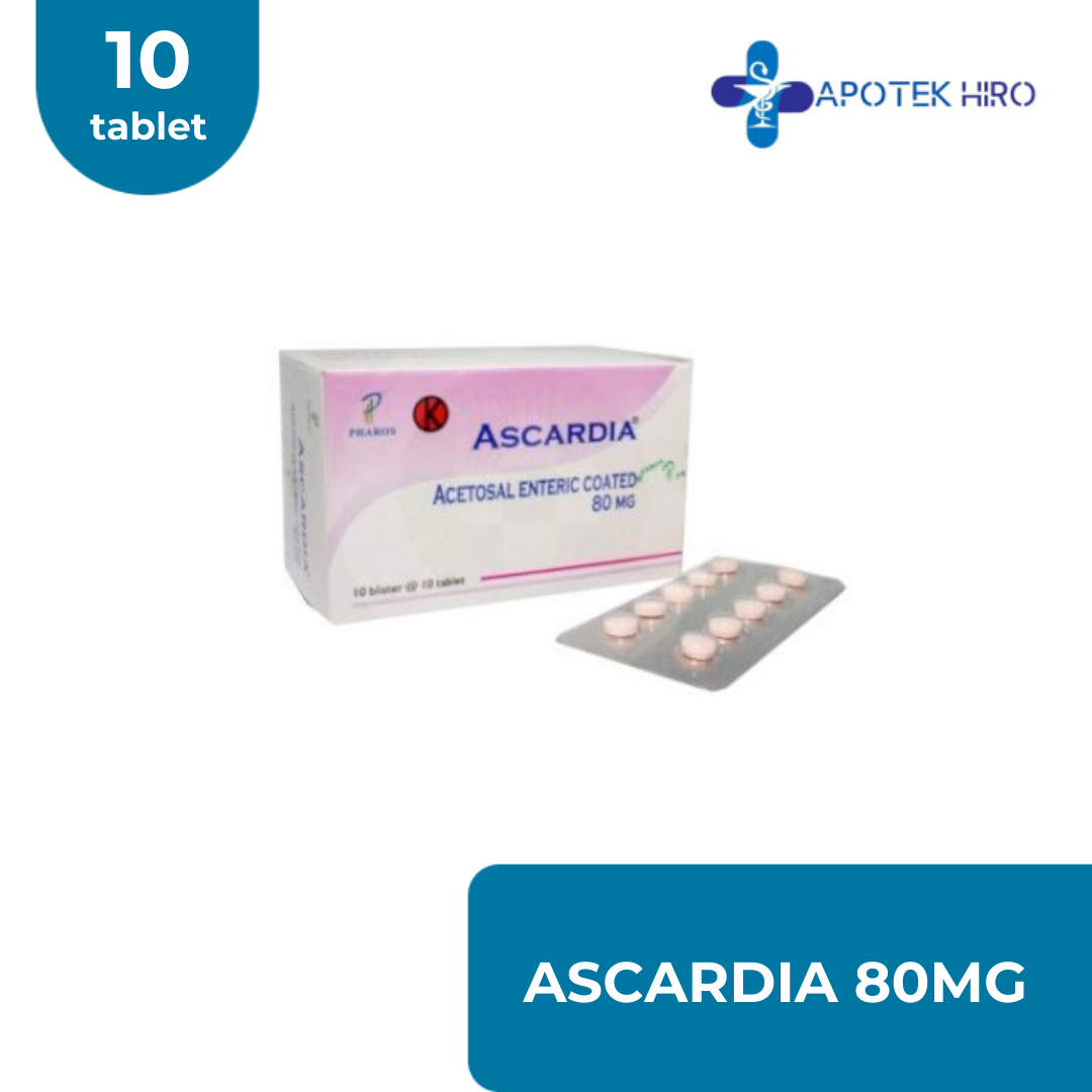 ASCARDIA 80MG - 1 STRIP 10 TABLET