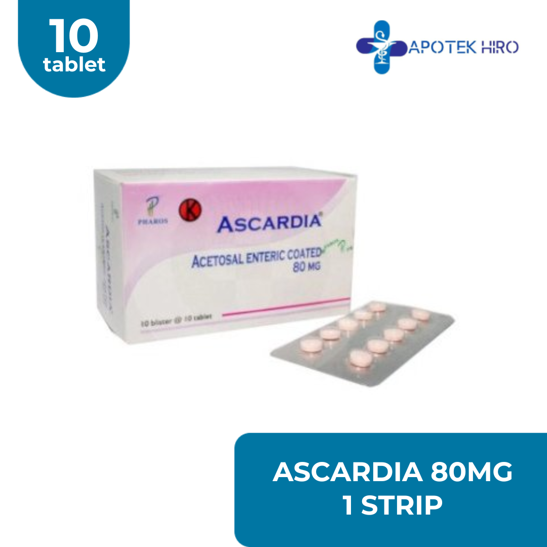 Ascardia 80MG 1 Strip 10 Tablet