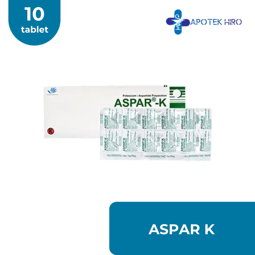ASPAR K - 1 STRIP 10 TABLET