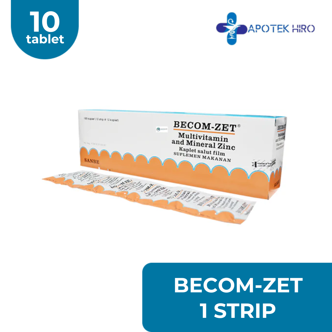 Becom-Zet Strip isi 10 Tablet