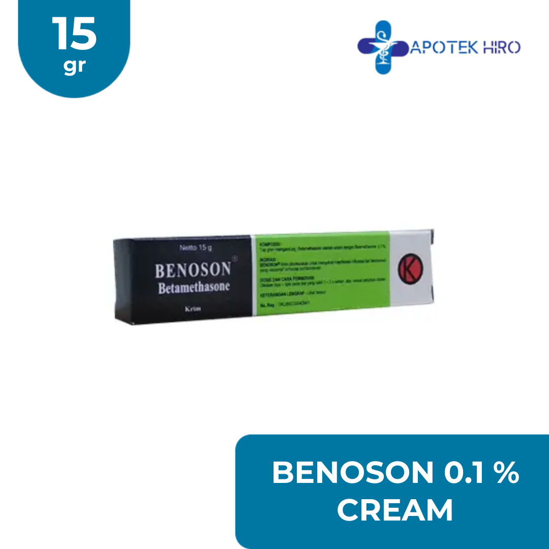 Benoson 0.1 % Cream 15 Gr