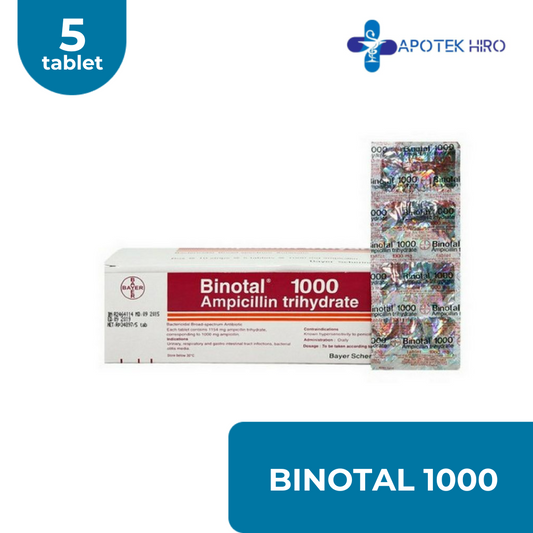 BINOTAL 1000MG 1 STRIP 5 TABLET