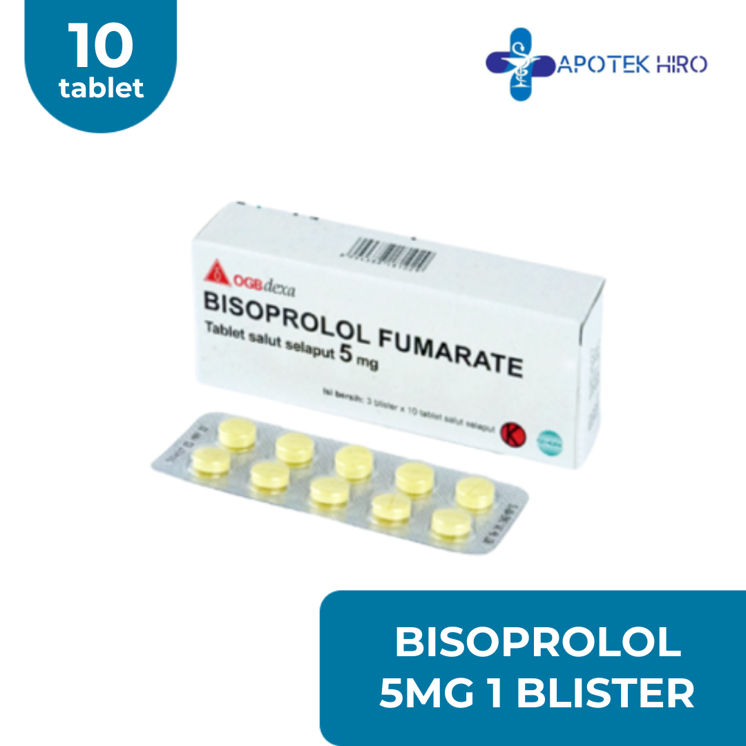 Bisoprolol 5Mg 1 Blister 10 Tablet