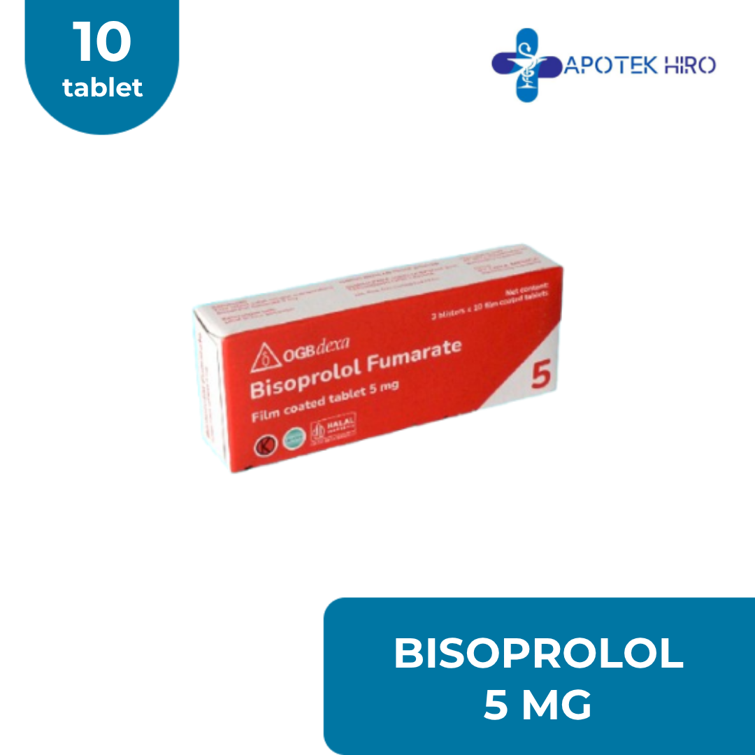Bisoprolol 5Mg 1 Blister 10 Tablet