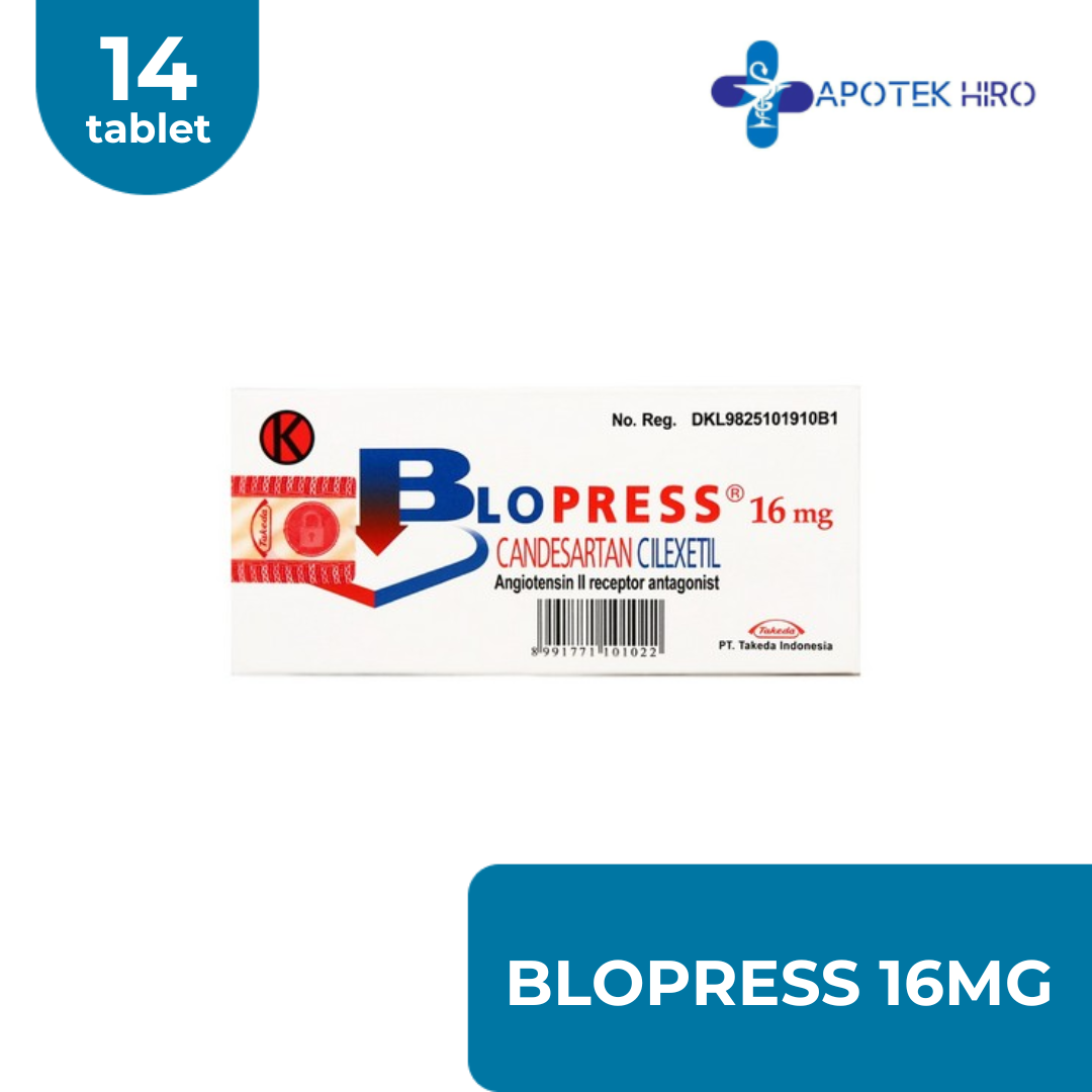 BLOPRESS 16 MG BOX 14 TABLET