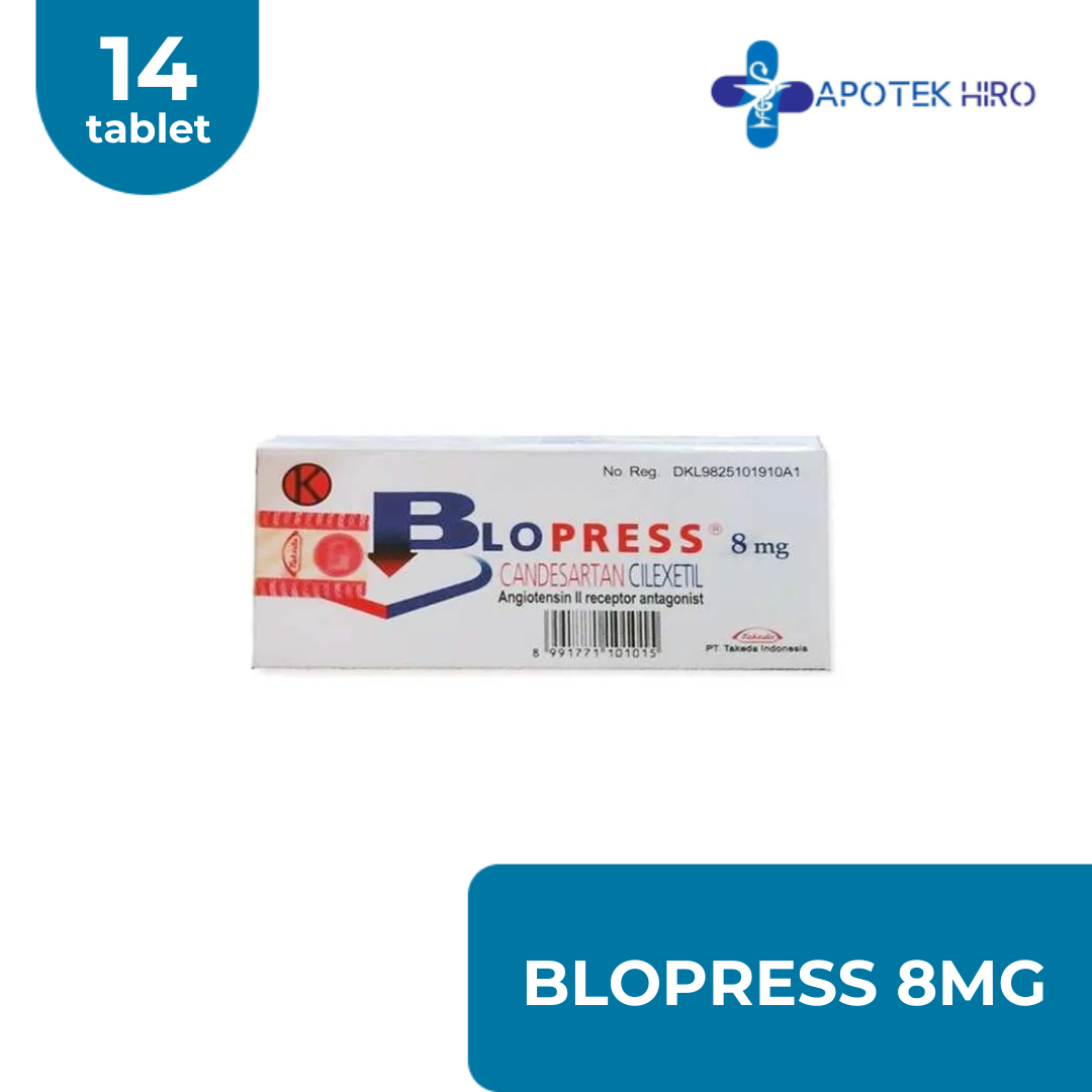 BLOPRESS 8 MG BOX 14 TABLET