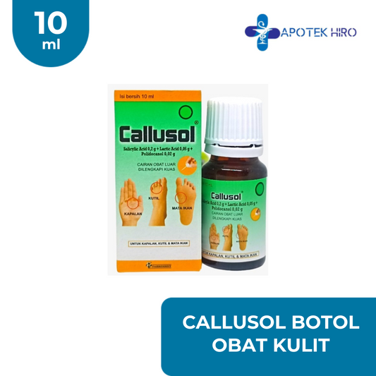 Callusol Botol Isi 10 Ml Obat Kulit
