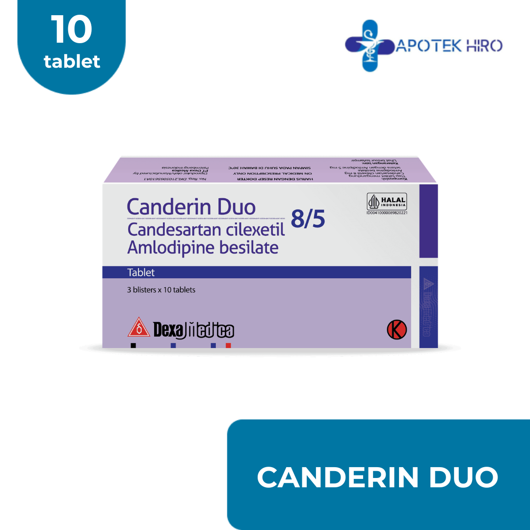 CANDERIN DUO - 1 STRIP 10 TABLET