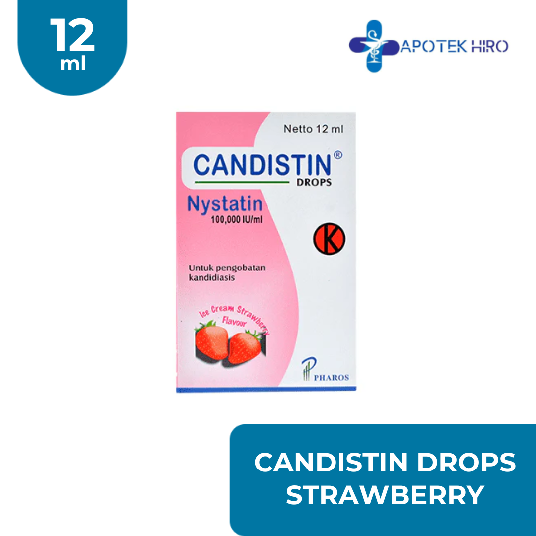 Candistin Drops Strawberry 12ML