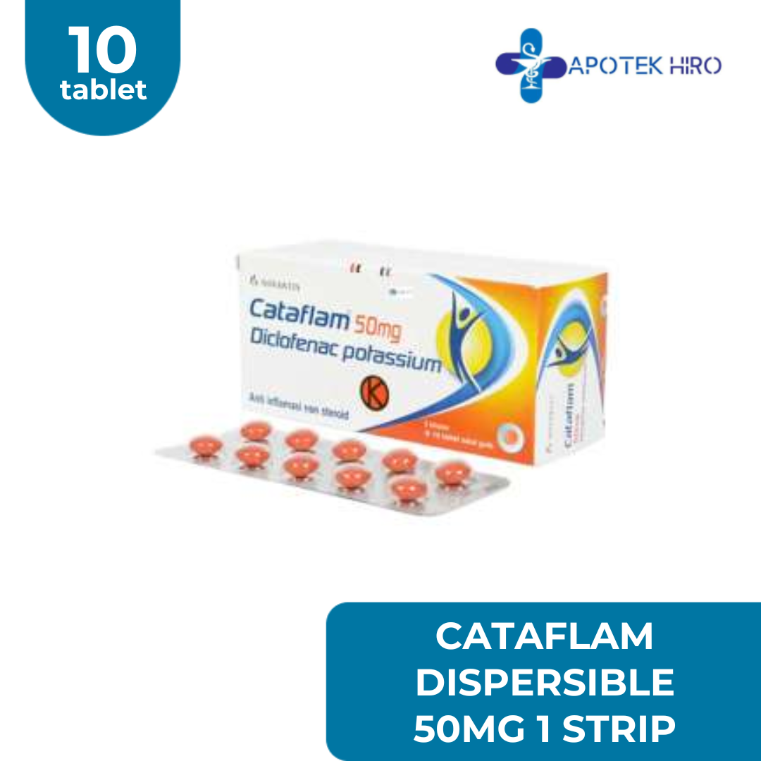 Cataflam Dispersible 50Mg 1 Strip 10 Tablet