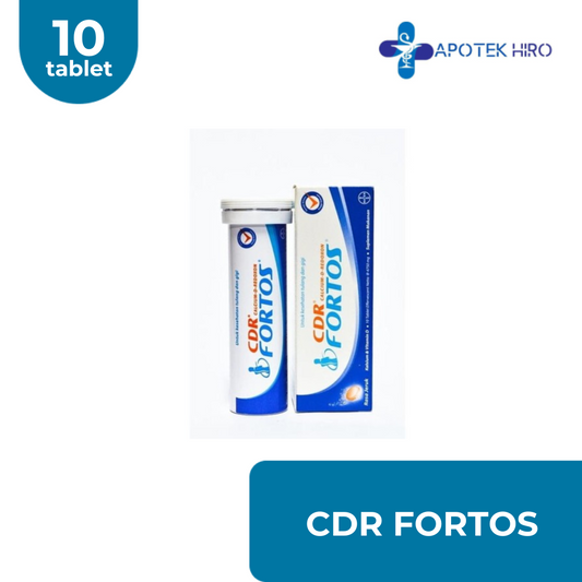 CDR FORTOS EFFERVESCENT 10 TABLET