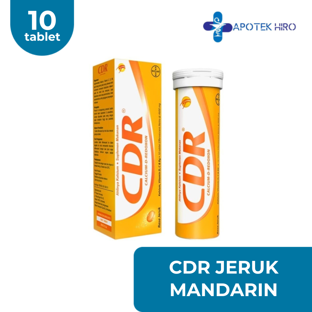 CDR Jeruk Mandarin 10 Tablet