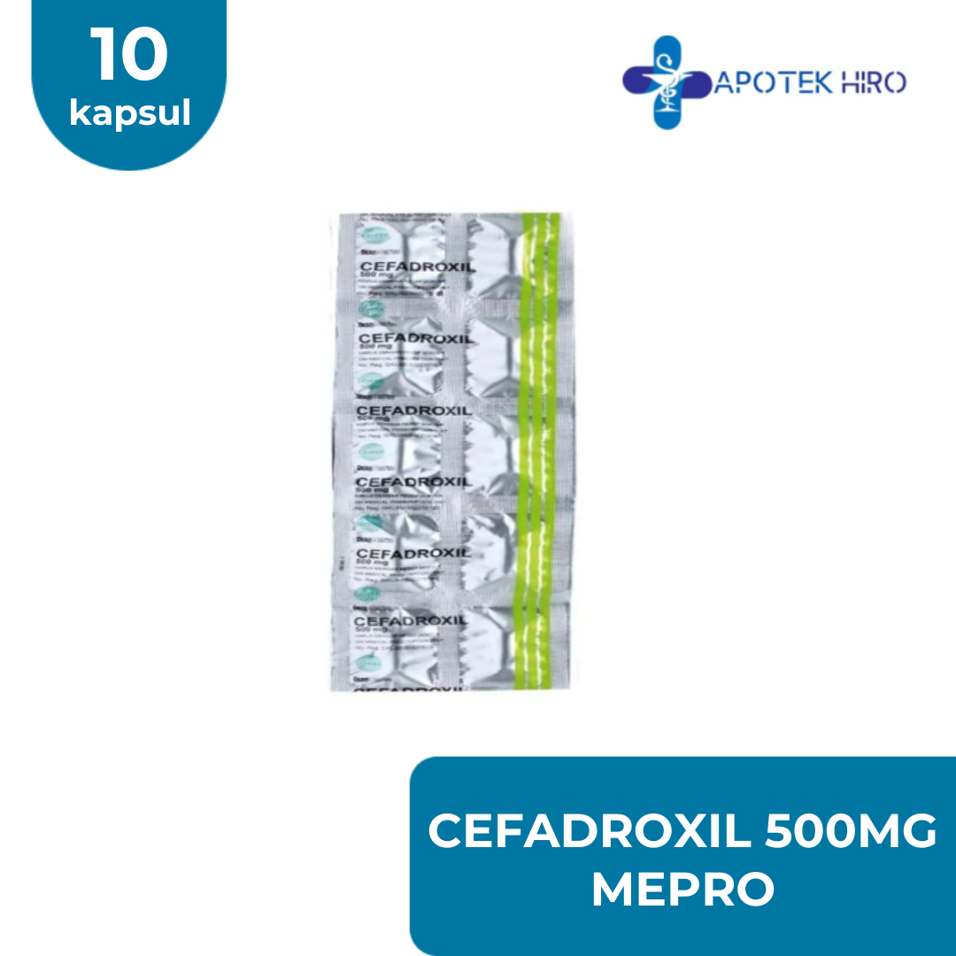 Cefadroxil 500 mg - 1 Strip 10 Kapsul - Mepro