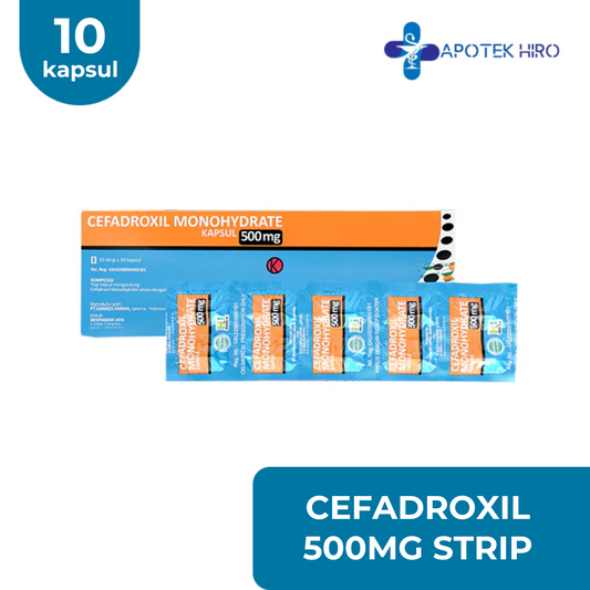 Cefadroxil 500Mg Strip 10 Capsul