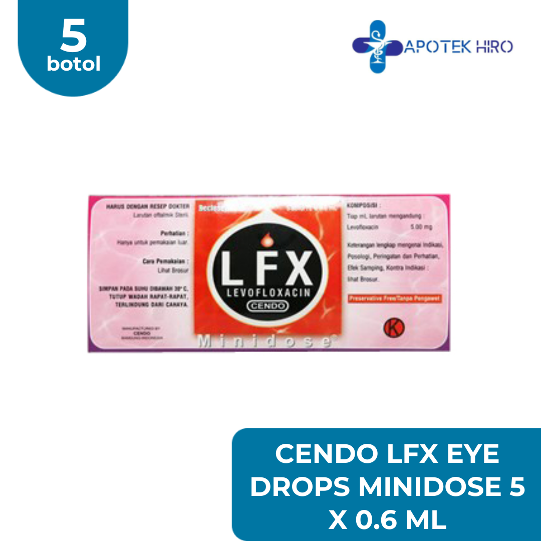 Cendo Lfx Eye Drops Minidose 5 X 0.6 Ml