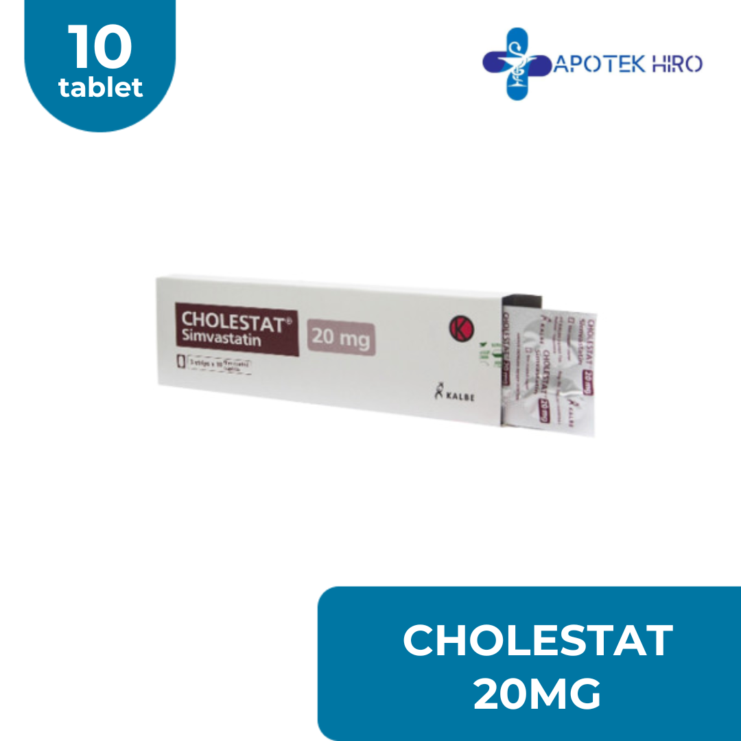 CHOLESTAT 20 MG STRIP 10 KAPLET