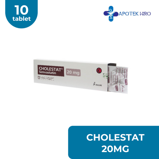 CHOLESTAT 20 MG STRIP 10 KAPLET