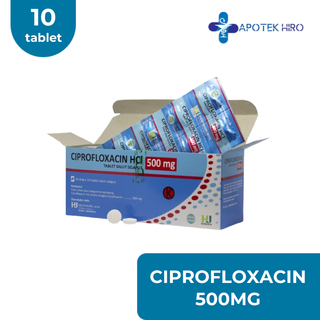 CIPROFLOXACIN 500MG - HJ - 10 TABLET