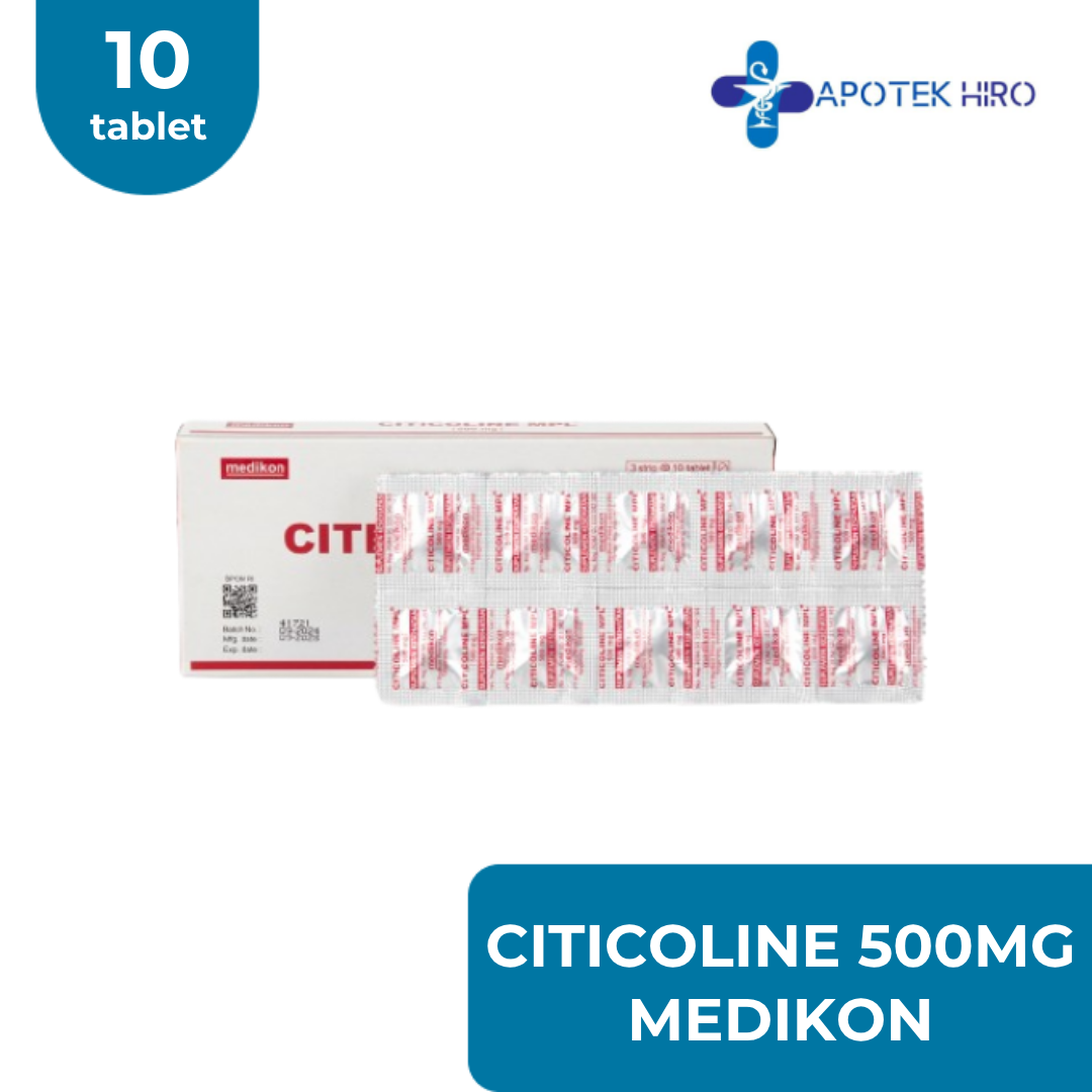 CITICOLINE 500MG MEDIKON - 10 TABLET
