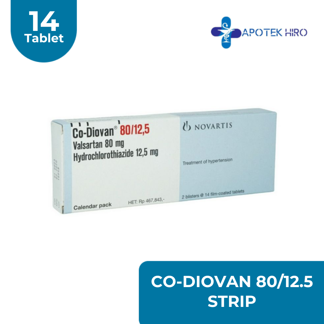 Co-Diovan 80/12.5 Strip 14 Tablet