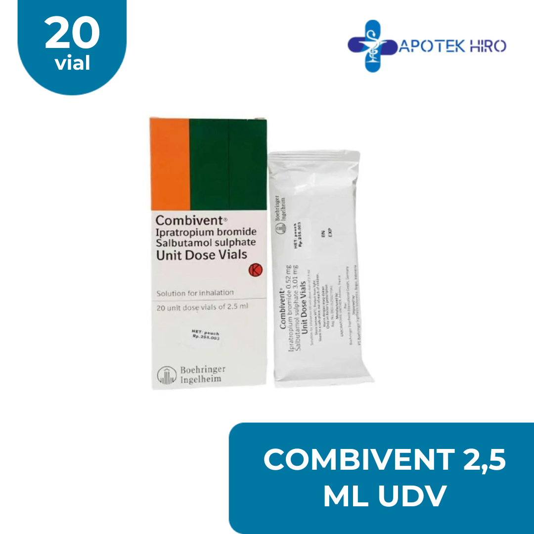 Combivent 2,5 Ml Udv 20'S