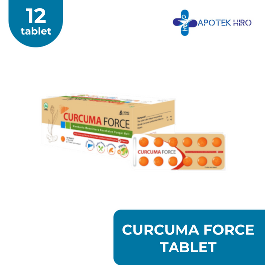 CURCUMA FORCE TABLET - 1 STRIP 12 TABLET
