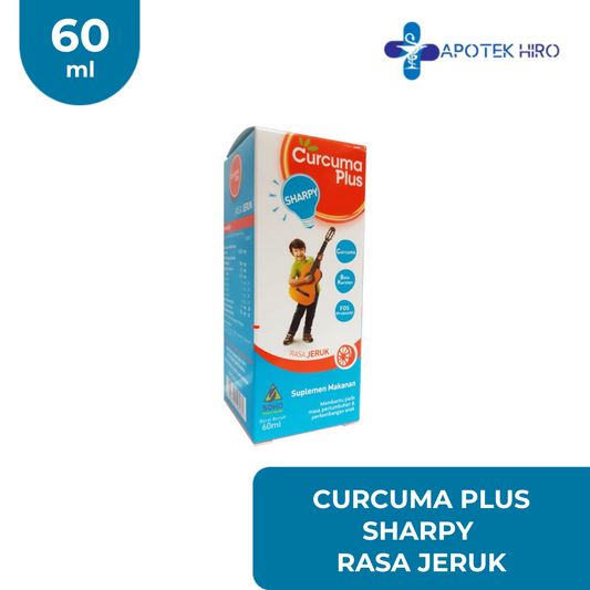 CURCUMA PLUS SHARPY RASA JERUK SIRUP 60 ML