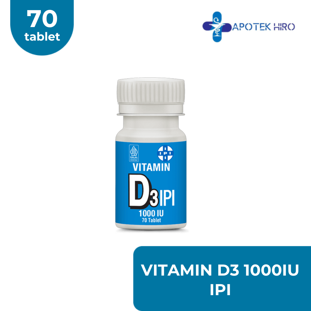 VITAMIN D3 1000IU IPI - 70 TABLET