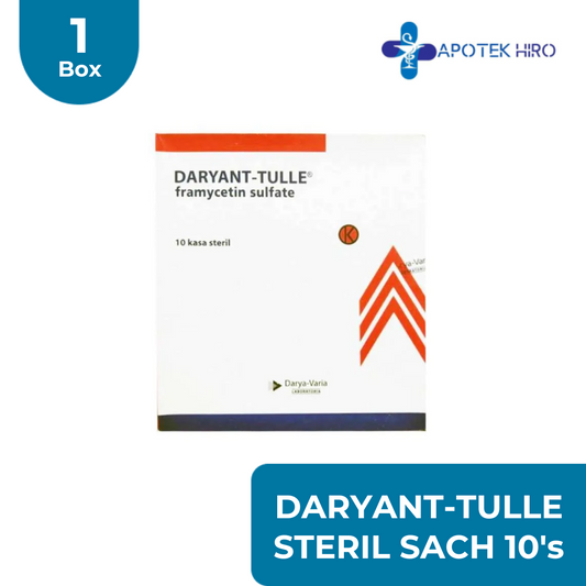 DARYANT-TULLE STERIL SACH 10's