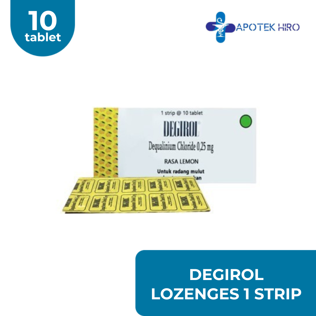 Degirol Lozenges 1 Strip 10 Tablet