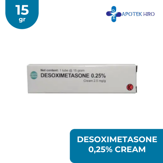Desoximetasone 0,25% Cream 15Gr