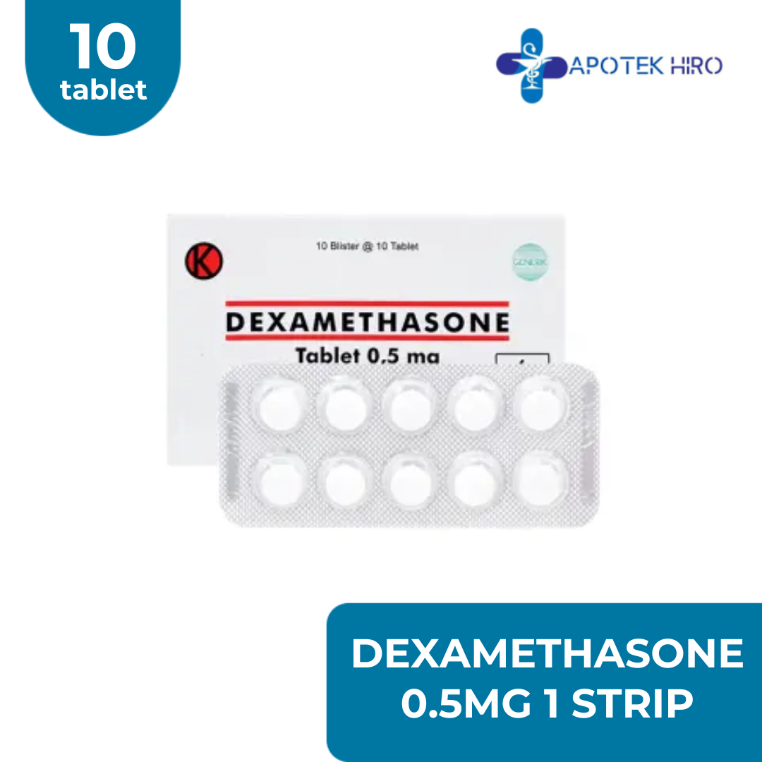 Dexamethasone 0.5Mg 1 Strip 10 Tablet