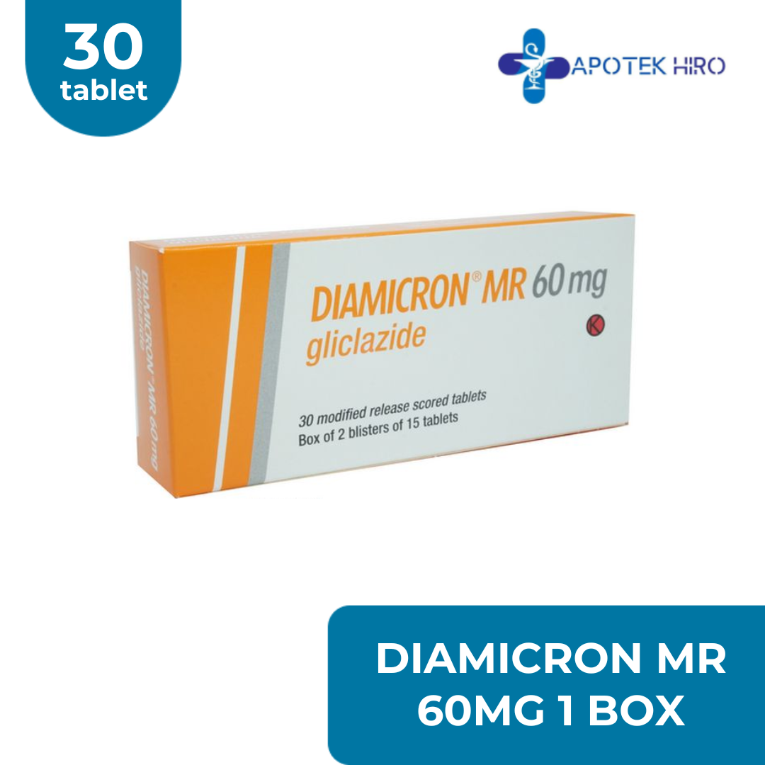 Diamicron Mr 60Mg 1 Box 30 Tablet