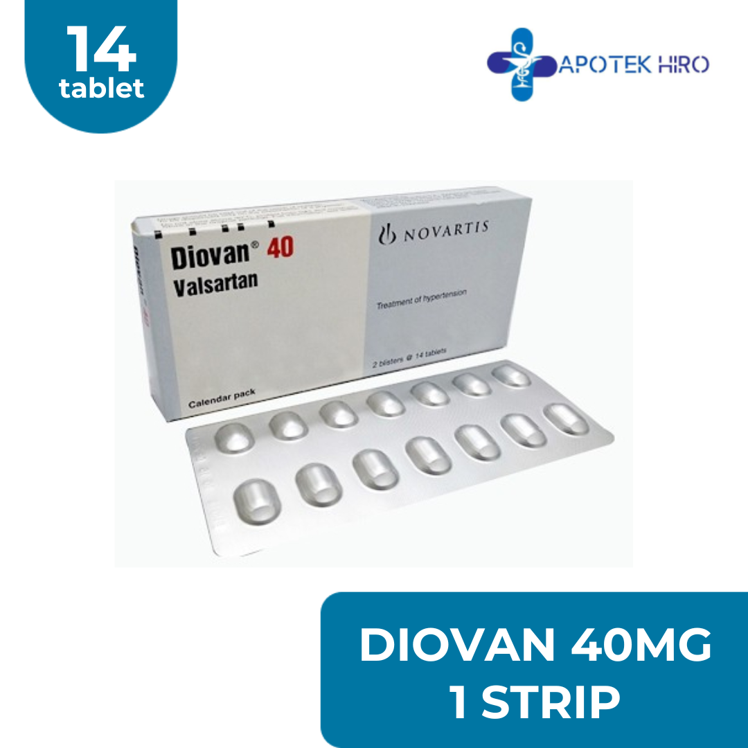 Diovan 40Mg 1 Strip 14 Tablet
