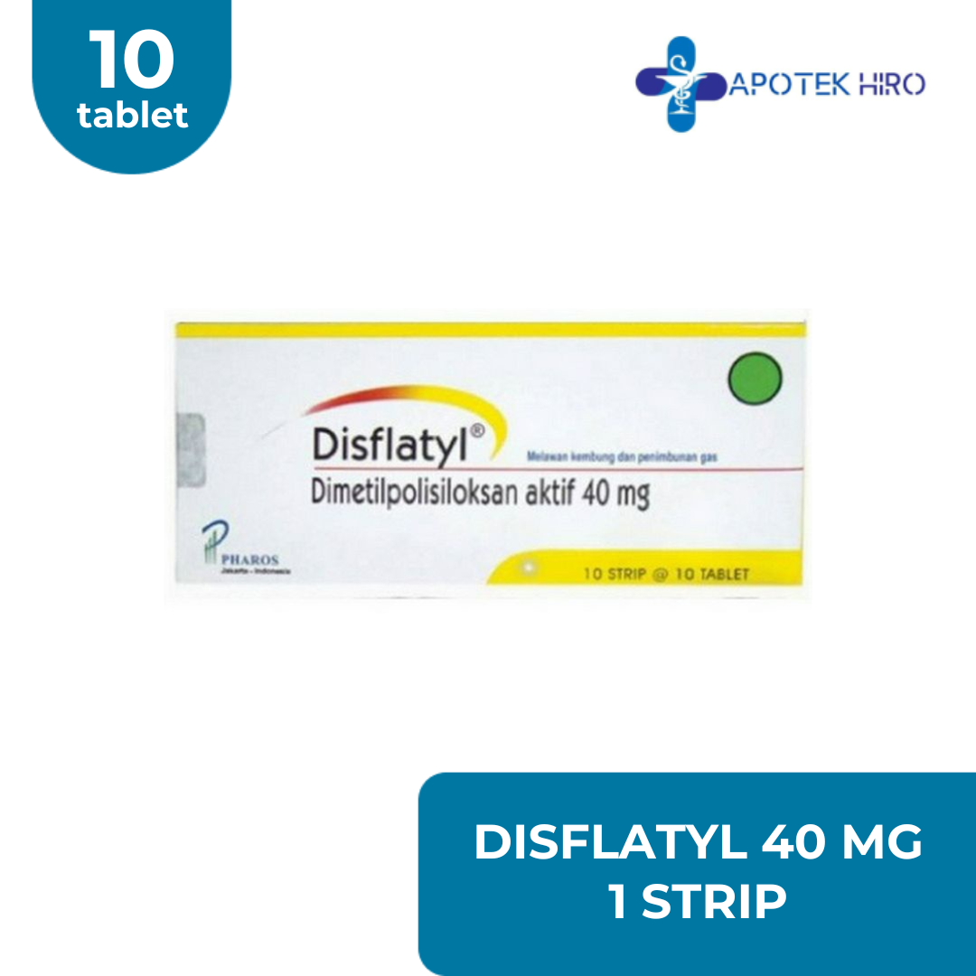 Disflatyl 40 Mg 1 Strip 10 Tablet