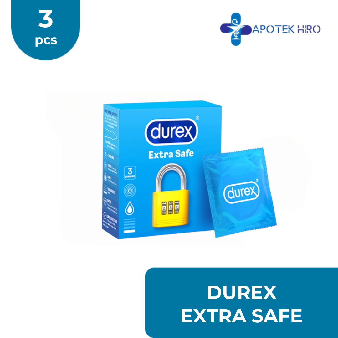 DUREX EXTRA SAFE - 3 PCS