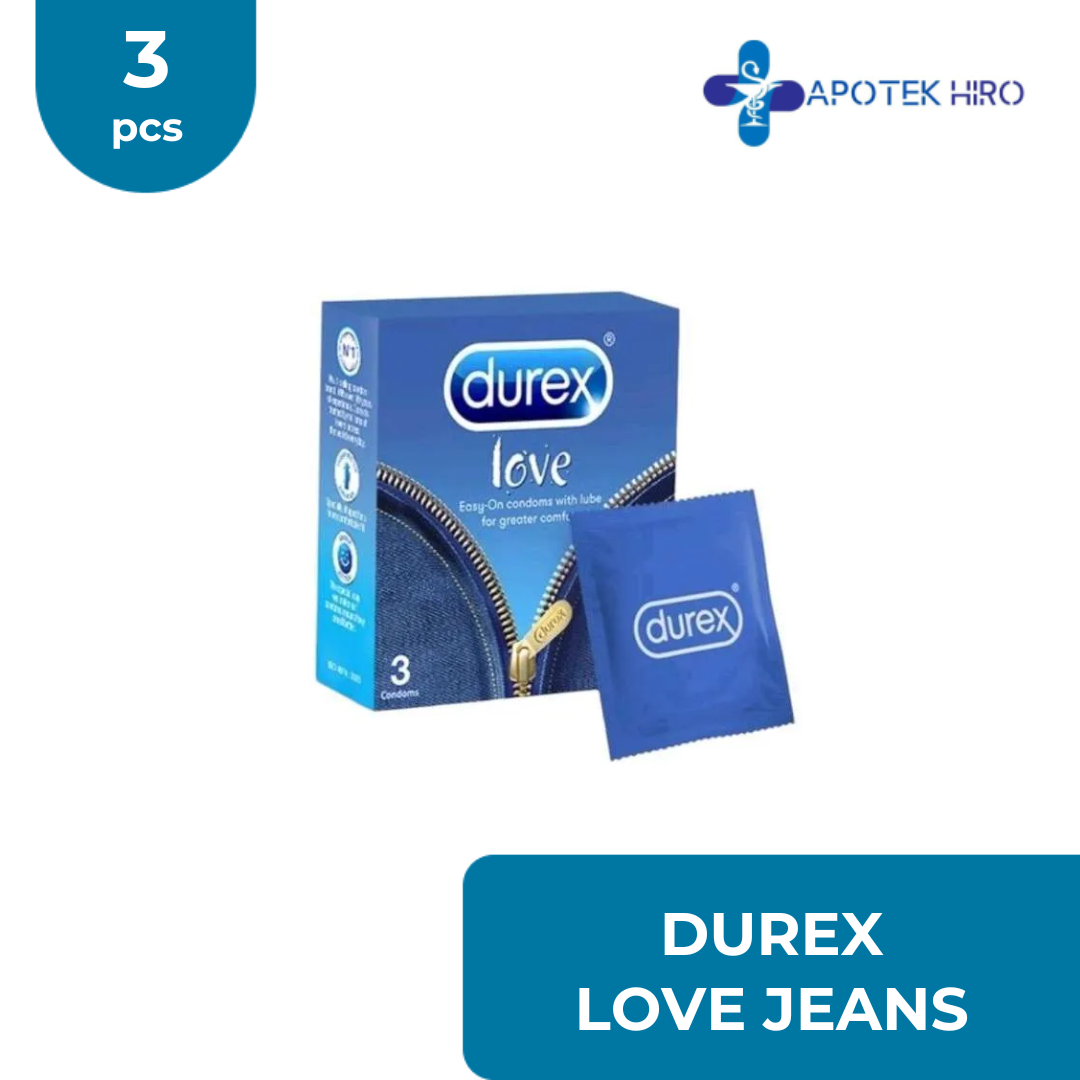 DUREX LOVE JEANS - 3 PCS