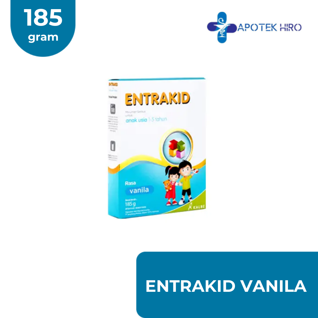 SUSU ENTRAKID VANILA - 185 GRAM