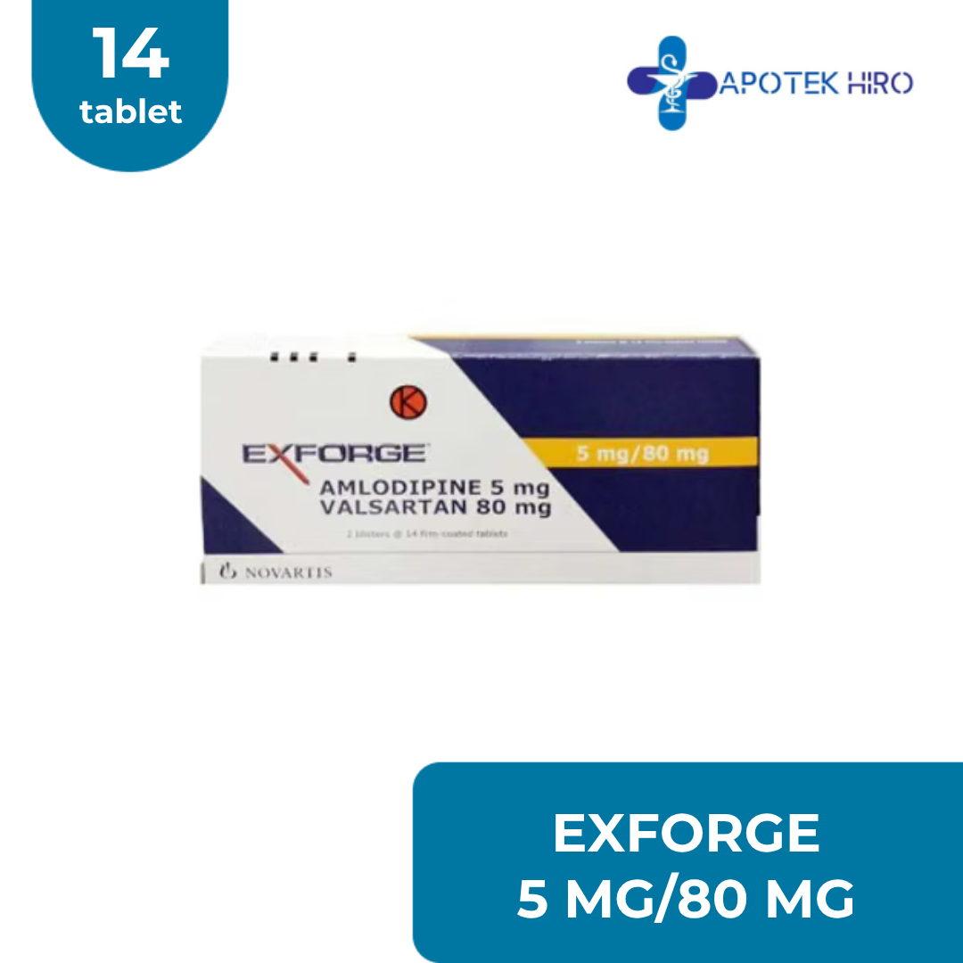 Exforge 5/80Mg 1 Blister 14 Tablet