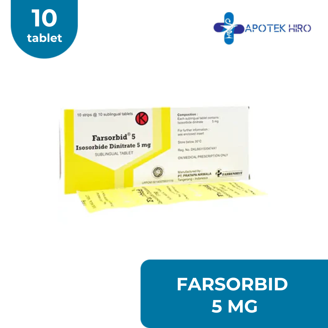 FARSORBID 5 MG - 10 TABLET