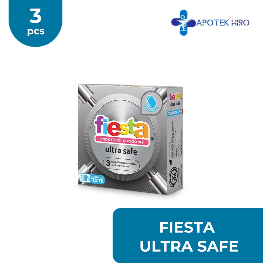 KONDOM FIESTA ULTRA SAFE 3'S